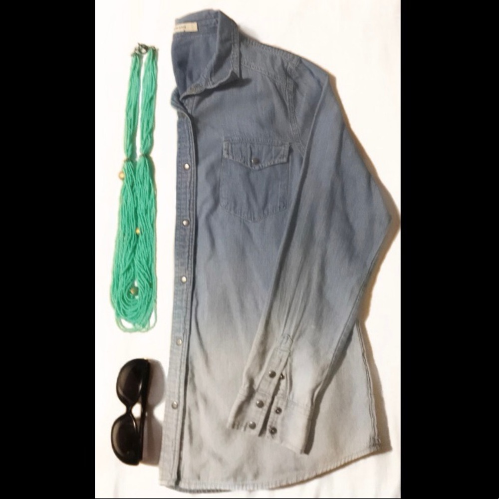 Ombré Denim Shirt